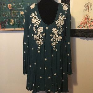 Free People Embroidered Dress
